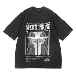 New fashion factory graphic t shirt oversize young men t shirt