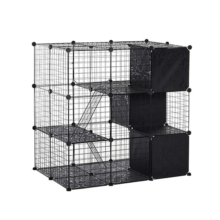 Полка для хранения животных, клетка для маленьких животных, домашних животных с дизайном «сделай сам»