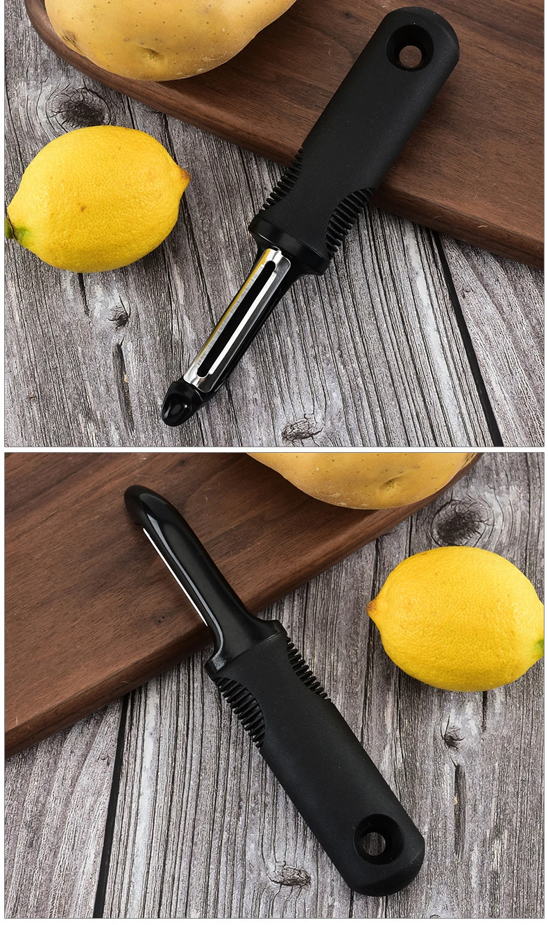 kitchen Gadgets Ergonomic Grip Peelers Sharp Swivel Blades Stainless Steel Fruit Vegetable Peeler Potato Swivel Veget Peeler