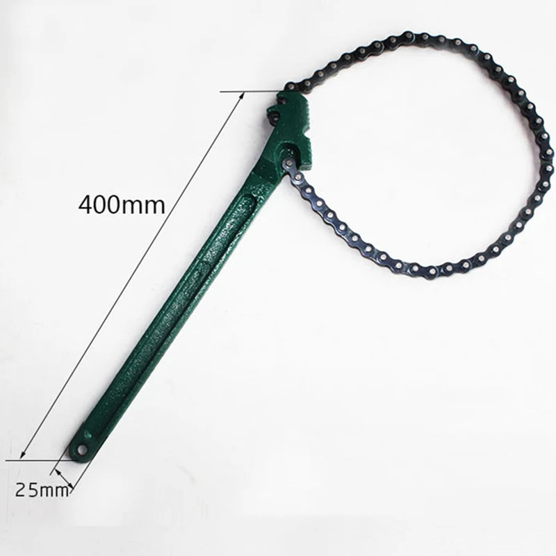 
8 in 12 in Adjustable Heavy Duty Chain Pipe Wrench Car Repair Tool 