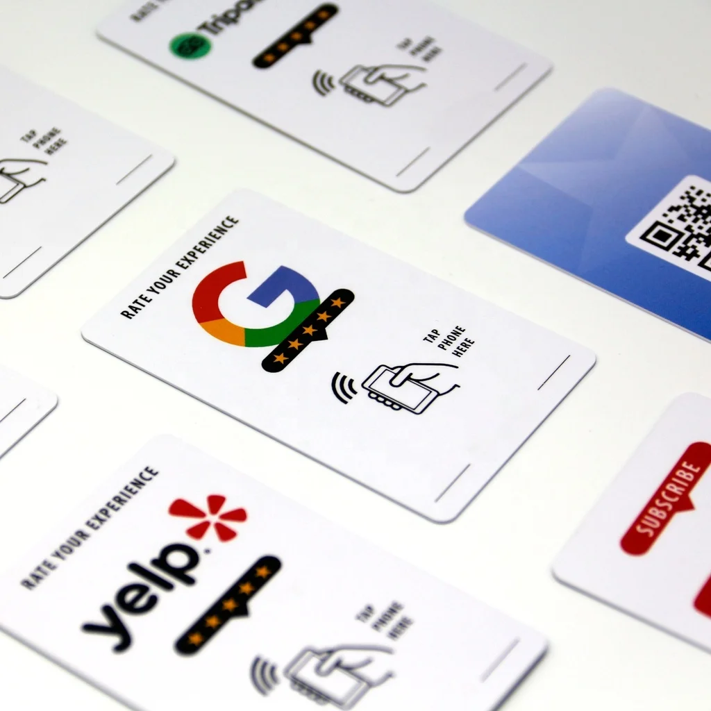 Programmable Nfc Tag Cards Yelp Reviews Cards Pvc Card With Chip NTAG215
