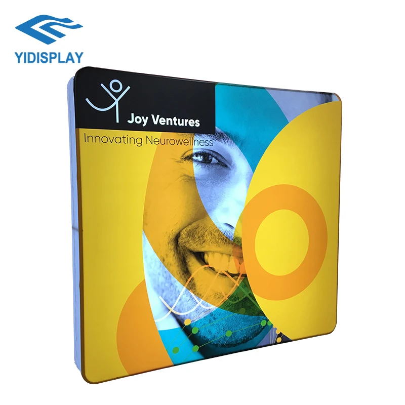 Custom Aluminum Frame Indoor Advertisement Fabric Flexible Led Board Slim Display Light Box