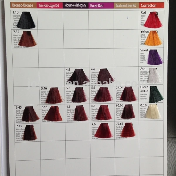 OEM 3 Folds any art work printing hair color swatch book