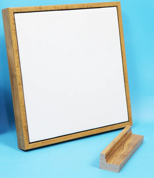 L la forma moldurs de marcos Perfil de moldeo para lienzo de pintura por foto