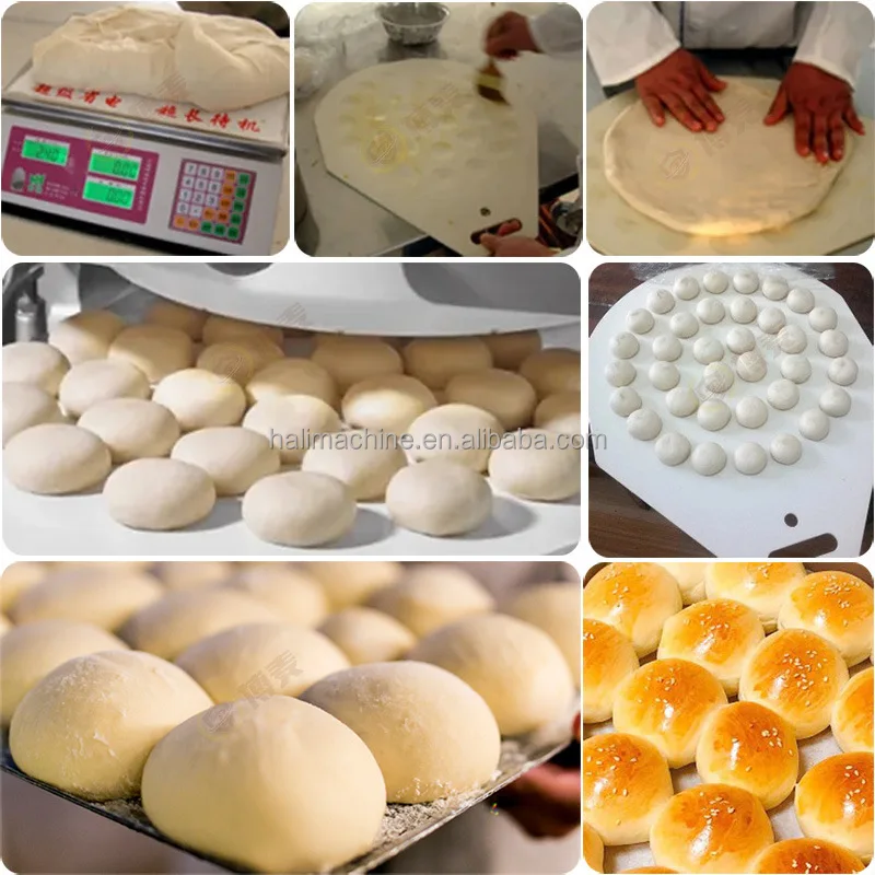 Professional bread production making machine fully automatic dough divider rounder
