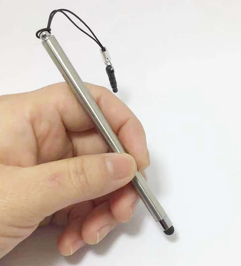 Digital headphone jack use Mini crystal Mobile Phone Screen Touch pen With Rope