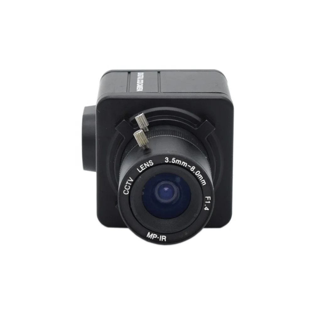 Fast Rate Global Shutter USB Box Camera Industrial Vision Camera black and white with 6-60mm Manual Zoom Varifocus CS Mount lens