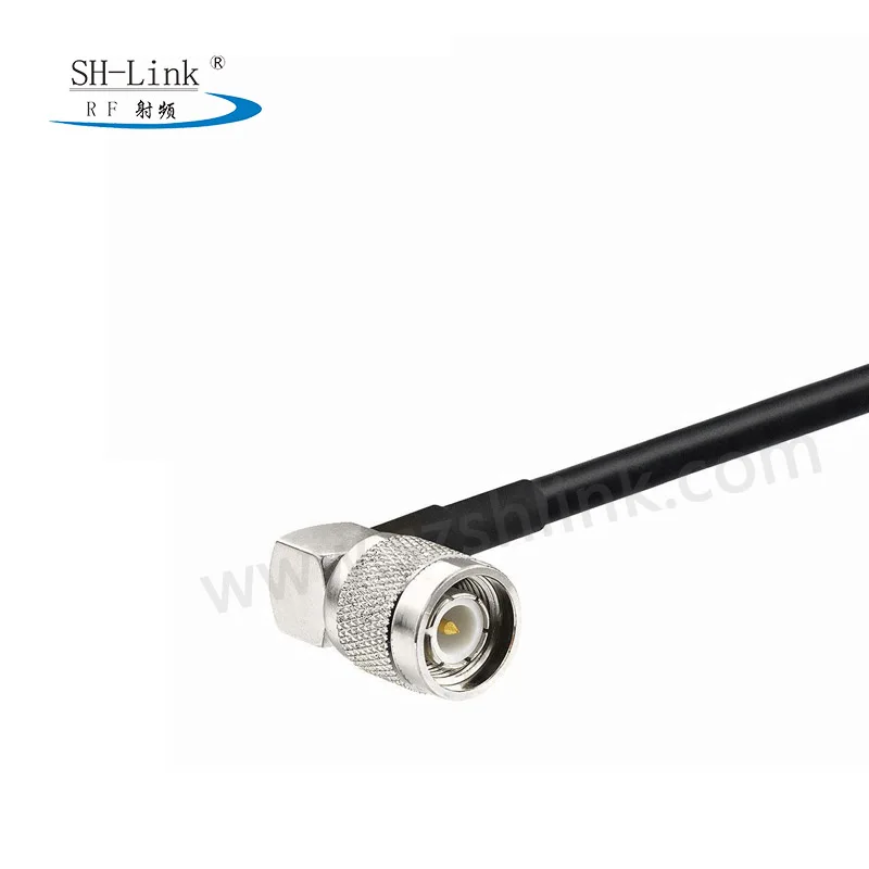 TNC Male Right Angle to TNC Male Antenna Extension Cable  for Trimble GPS