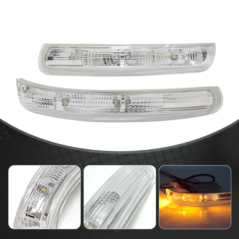 Rearview Left/Right Side Rear View Mirror Lamp for Chevrolet Captiva 2007-2017 Turn Signal Blicker LED Blink Repeater Light