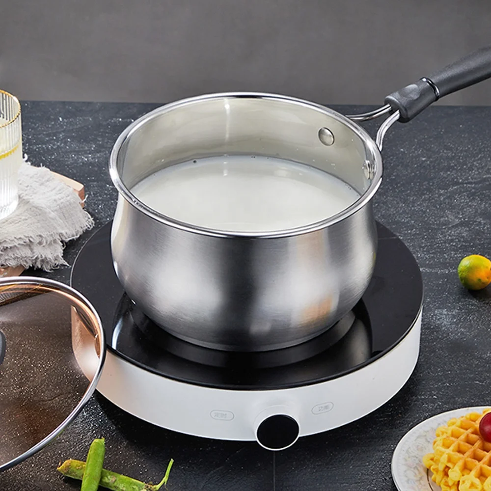 High Quality Pots And Pans Set Stainless Steel Milk Pot Sauce Pan 18cm/20cm With Factory Price