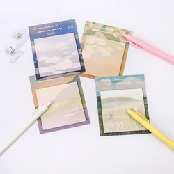 2022 yiwu new stationery products wholesale custom printed school paper notepad sticky note book sticky