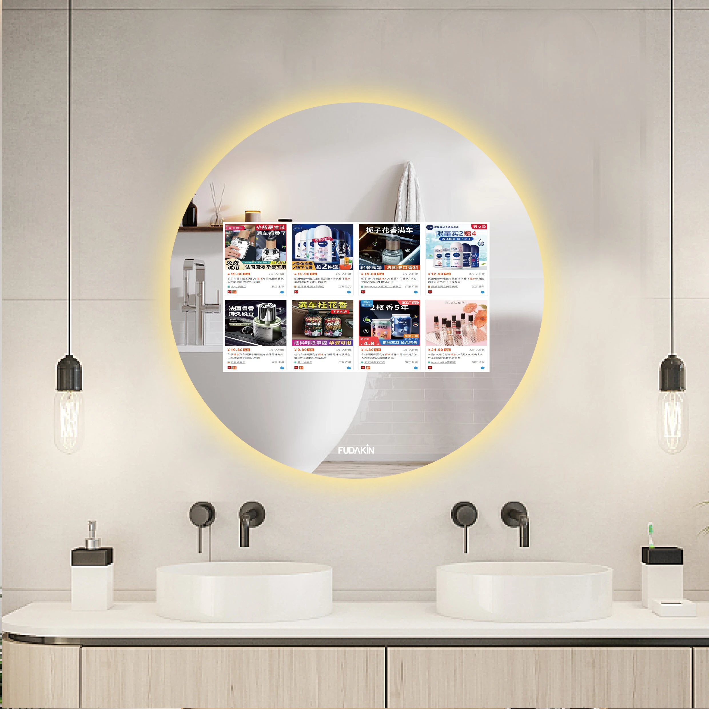 Best Prices Android Hotel Home Project Touch Screen Tv Bathroom Wifi Apps Smart Mirror
