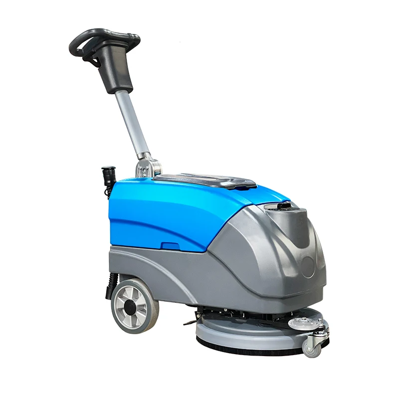 SJ25  Hot Selling Walk Behind Hand On Floor Scrubber With Lowest Price ,460mm cleaning width,40l water tank for sale