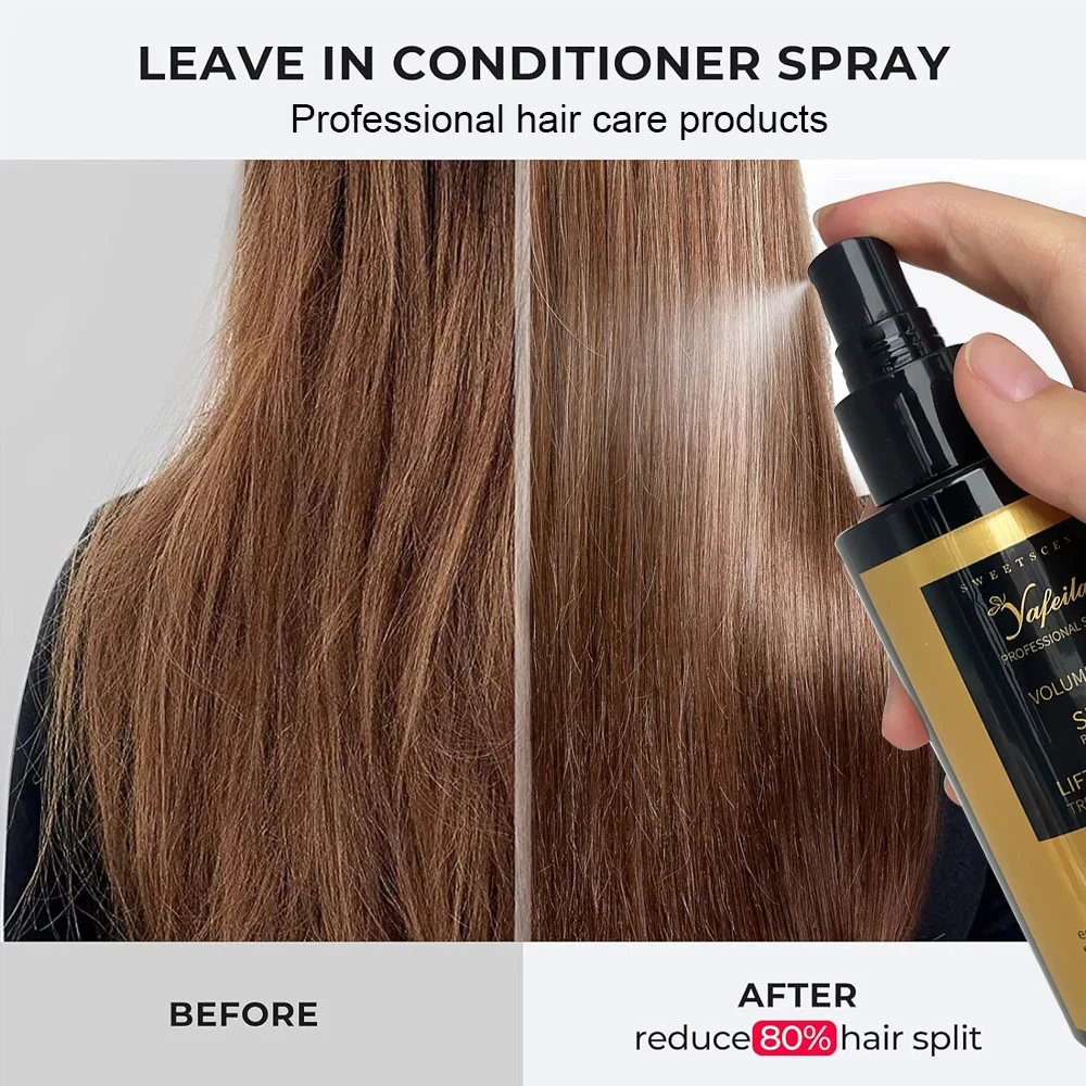 Private Label 250ml No Hold Heat Resistant Hair Gloss Spray for Fine Hair