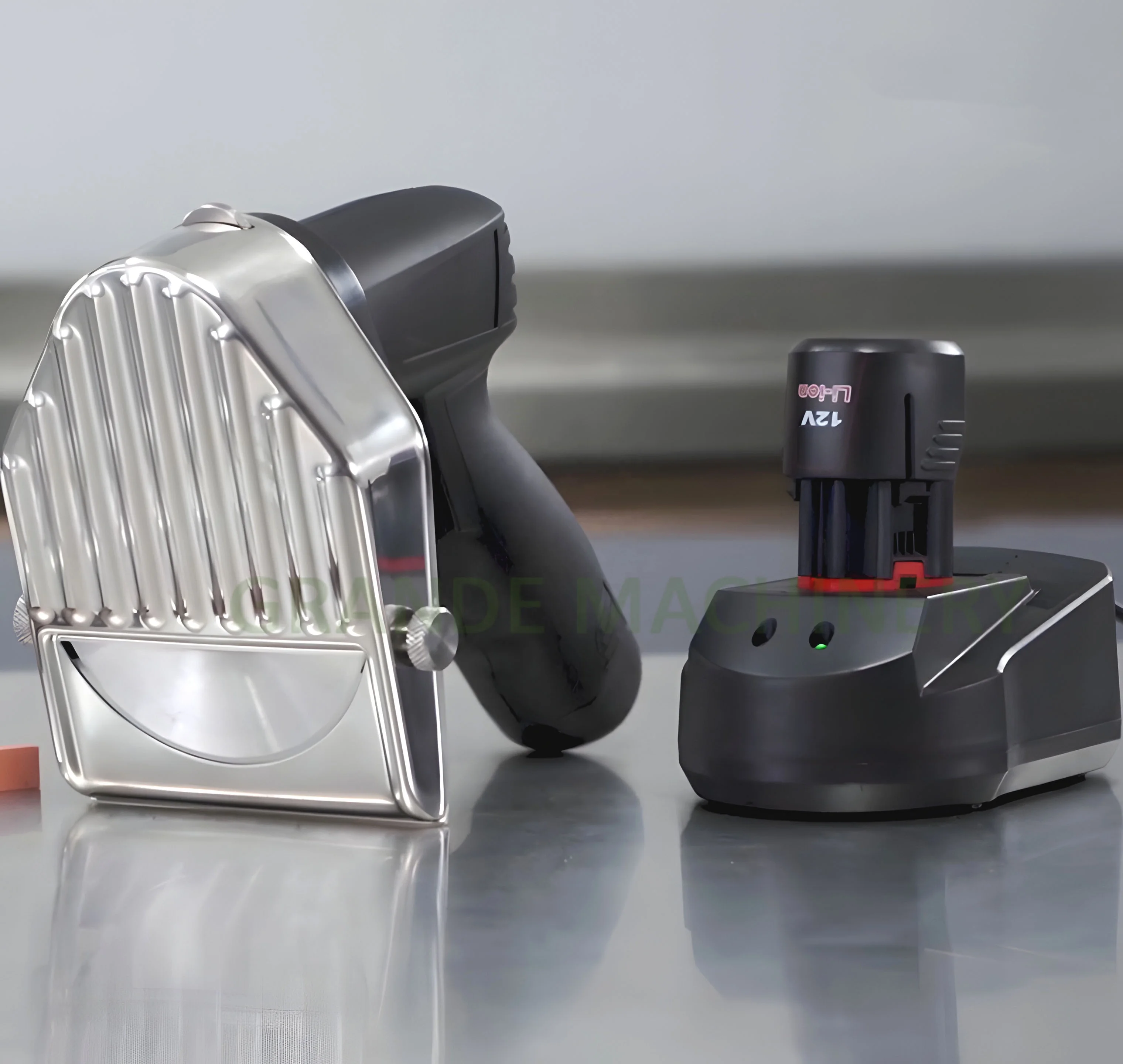 110V/220V Wireless Electric Knife Kebab Slicer Shawarma Doner Cutter Portable Two Batteries Doner Kebab Slicer 100C