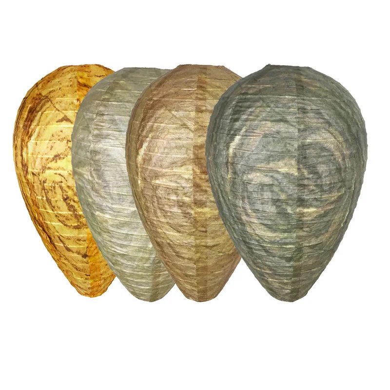 Outdoor Hanging Lantern Repelling Bees Flies Wasp Nest Decoy Deterrent for Hornets
