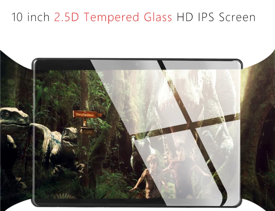 MTK8163 tablet with KC certificate 3C 2.4G/5G Dual Band wifi 10 inch android 2.5D G+G HD screen tablet pc