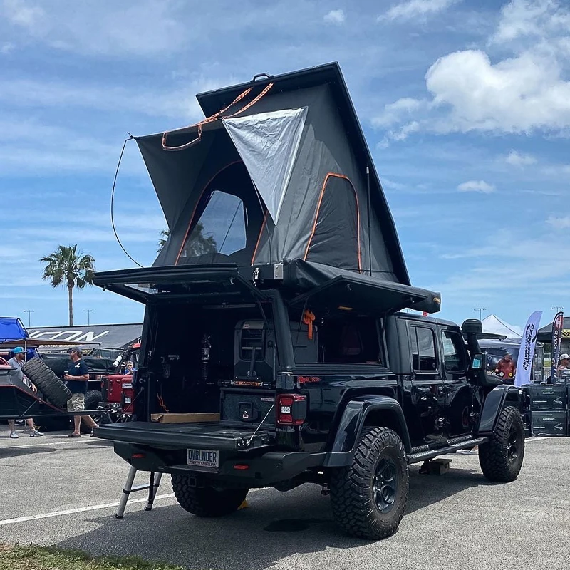 Car Rooftop Tent Hardshell Pop Up Tent for Cars Trucks SUV Camping Outdoors Sleeps 2/3 Persons