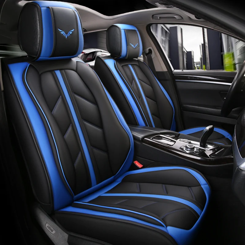 Professional Manufacturers Full Set Universal Pvc Leather Car Seat Covers China