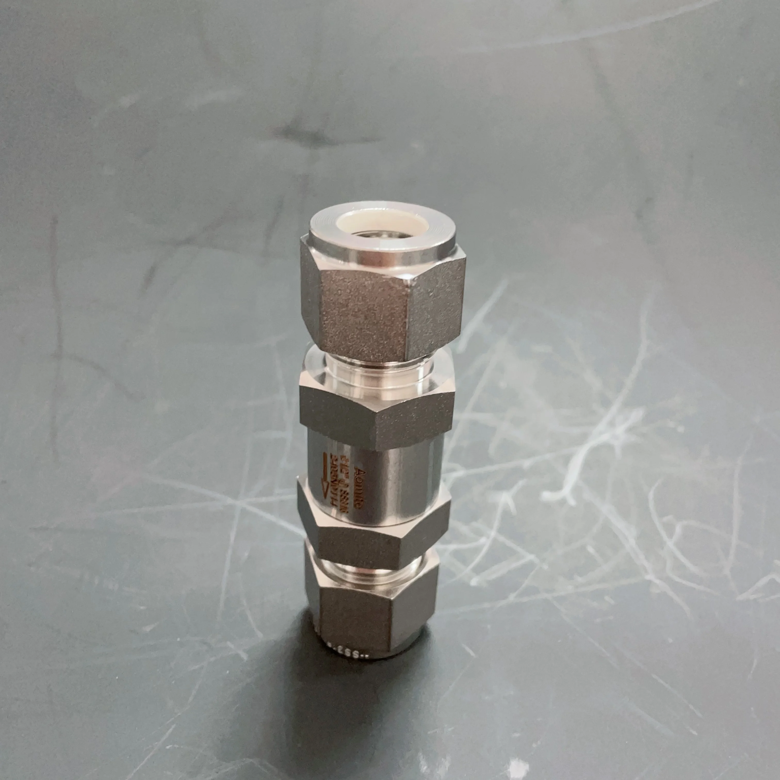 Stainless Steel 304/316L Hydraulic valve 1/2 buckle BSP thread one way valve check valve