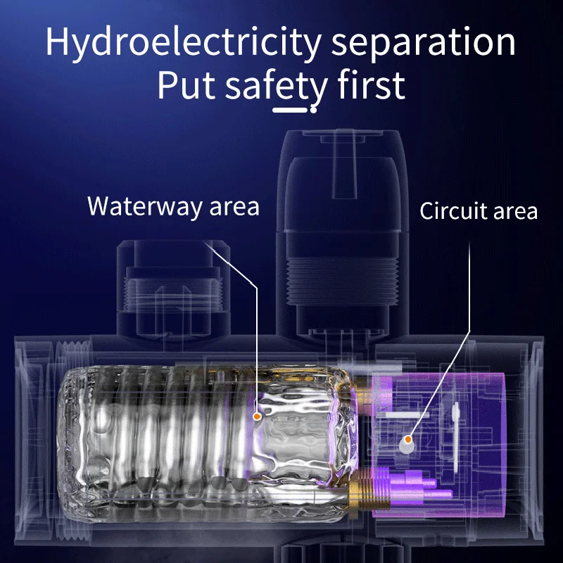 MUDCE 220-240v 3000w Economical Instant Tap Heater Led display ABS Plastic Instant Electric Hot Water Heater Tap Heating Faucet