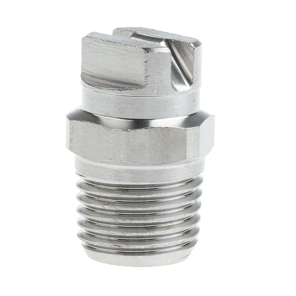 Cozymist High Pressure Stainless Steel 1/4 Jet Spray Flat Fan Nozzle For Car Wash