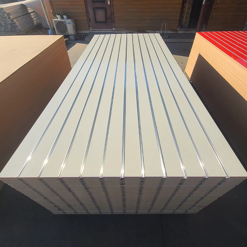 Factory wholesale groove mdf board mdf slatwall aluminum slatwall inserts for slatwall panel