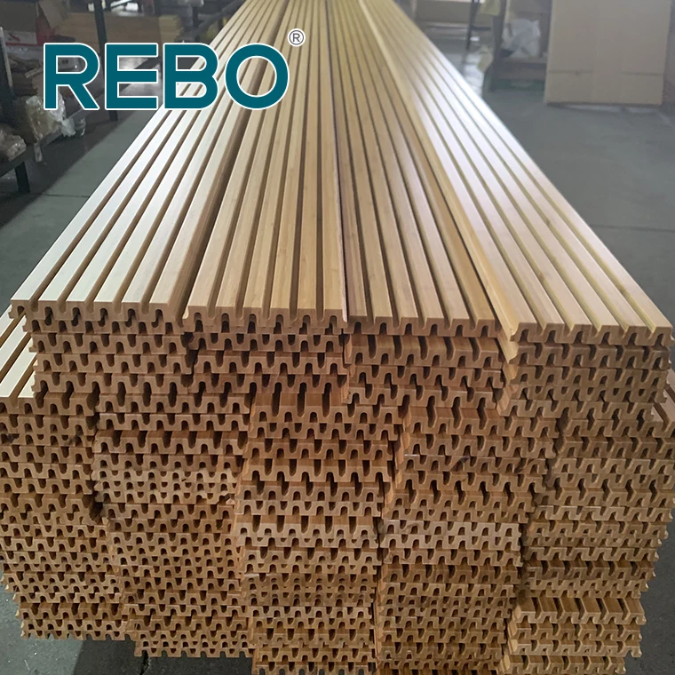 Popular design indoor decorative bamboo wooden wall ceiling panels