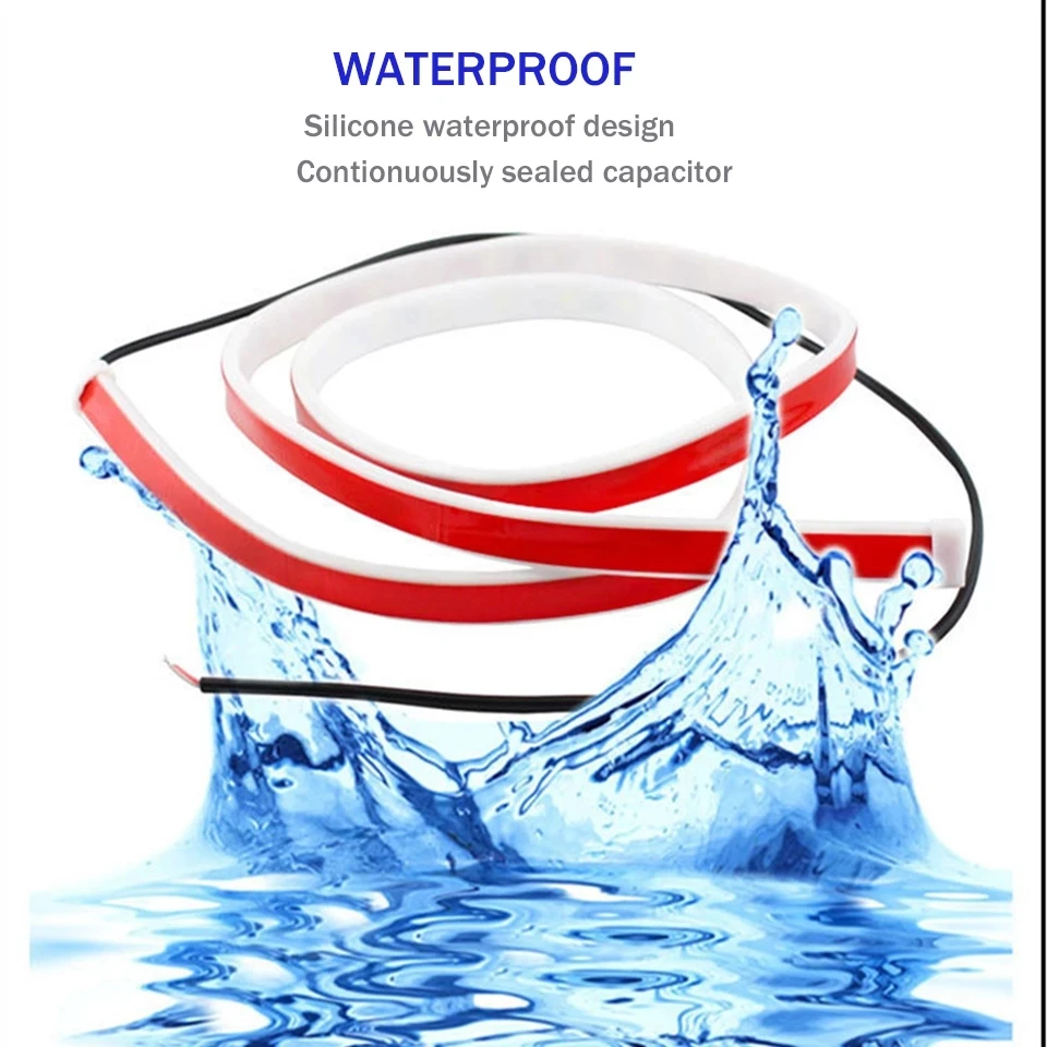 car  door anti collision decorative interior  lights new cold light car door open strobe warning light