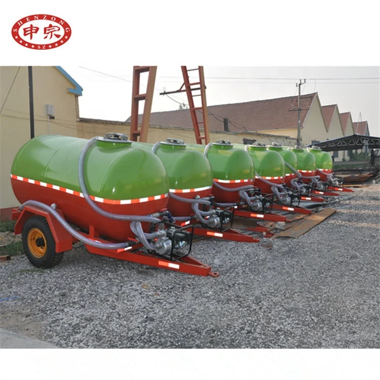 3500 liter agriculture farm transport water tank trailer