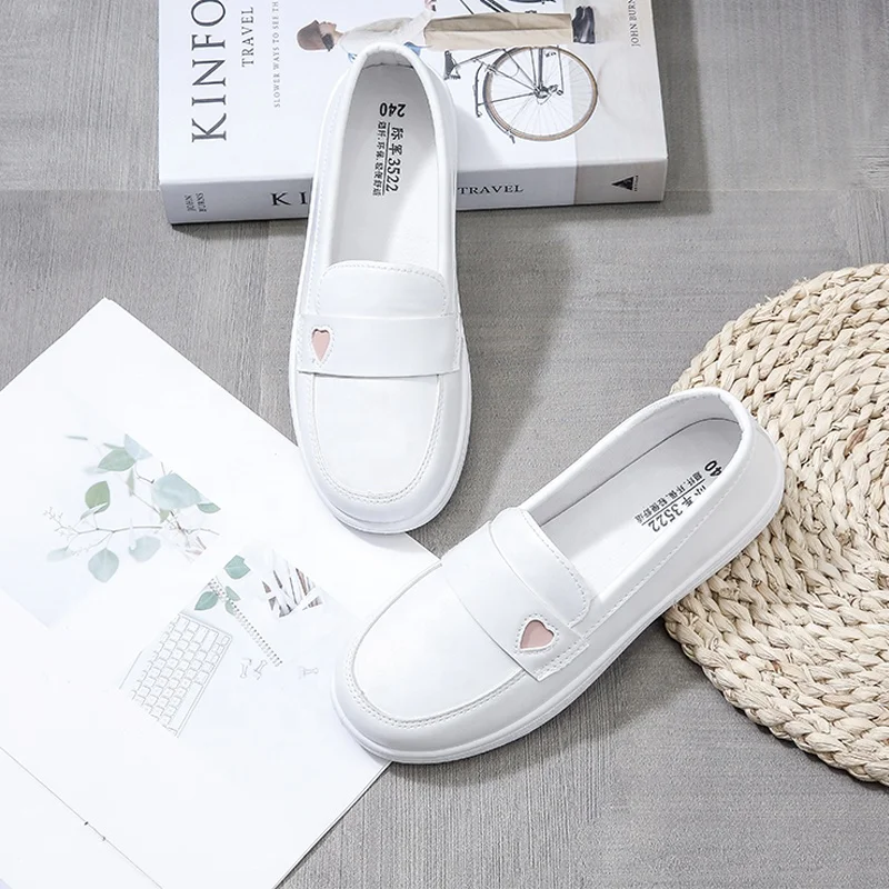 Hospital Work Good Quality Wholesale Woman White Shoes For Nurse