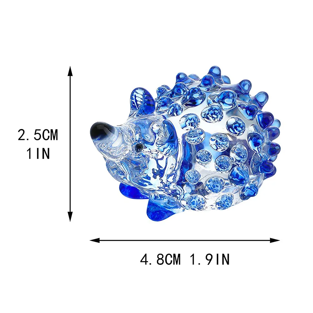 Mini Murano Glass Animal Hedgehog Figurine