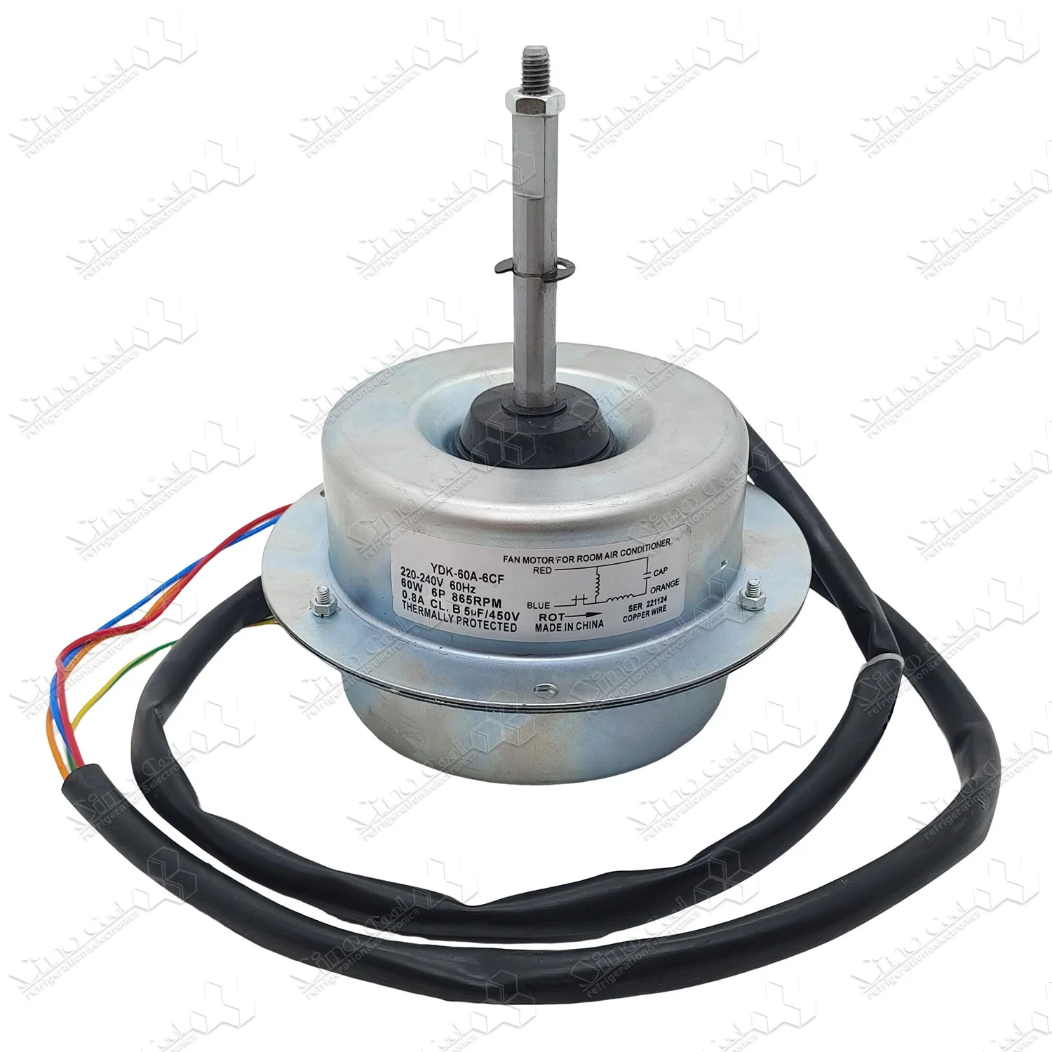 Sino cool YDK-60A-6CF 220V 60W air conditioner outdoor motor fan