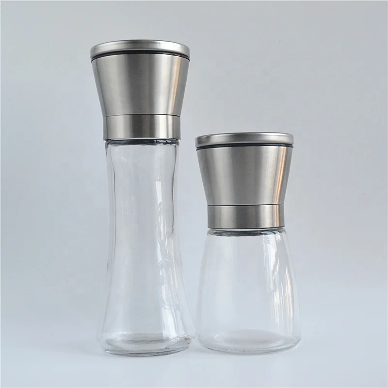 electric spice grinder with customizable grinding, stainless steel ceramic salt grinder