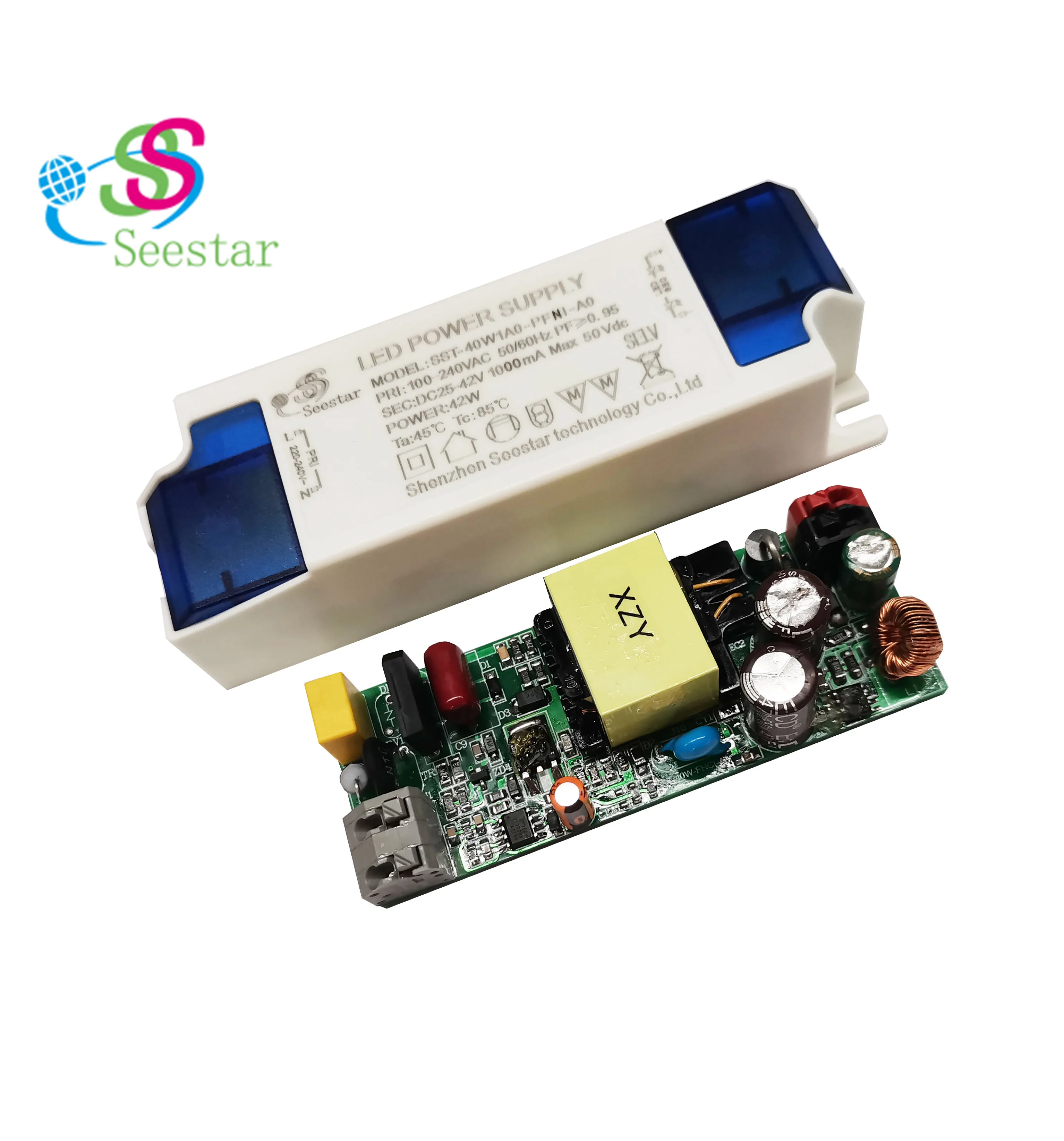 Seestar  40W CB SST-40W1A0-PFNI-A0  AC 100-265V  Isolated PF >0.95 No flicker  led driver for the panel light down light