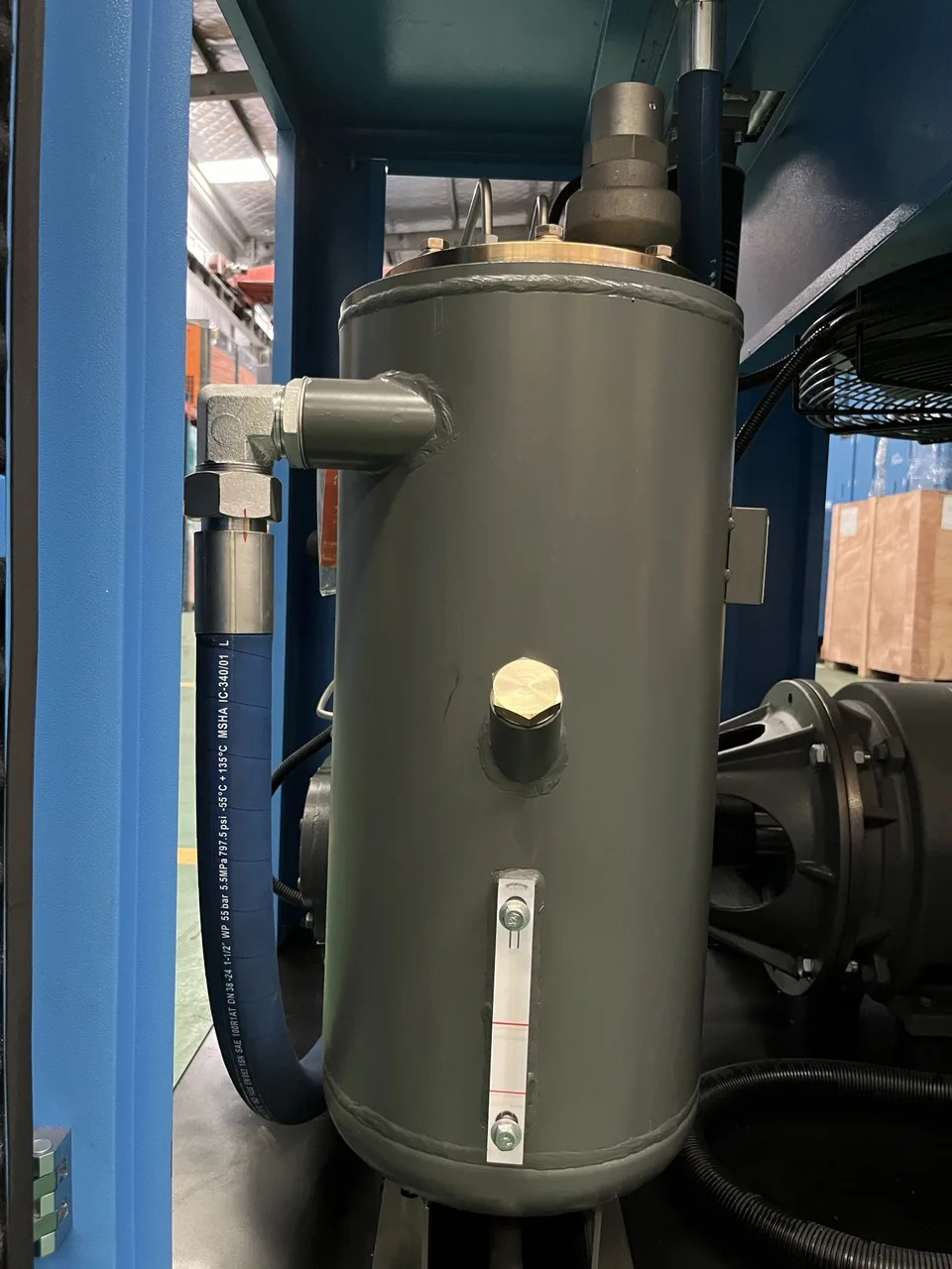 Low Price Process Air Compressor 90KW 8-13Bar Air Cooling Direct Driven AC Stationary Screw Air Compressor