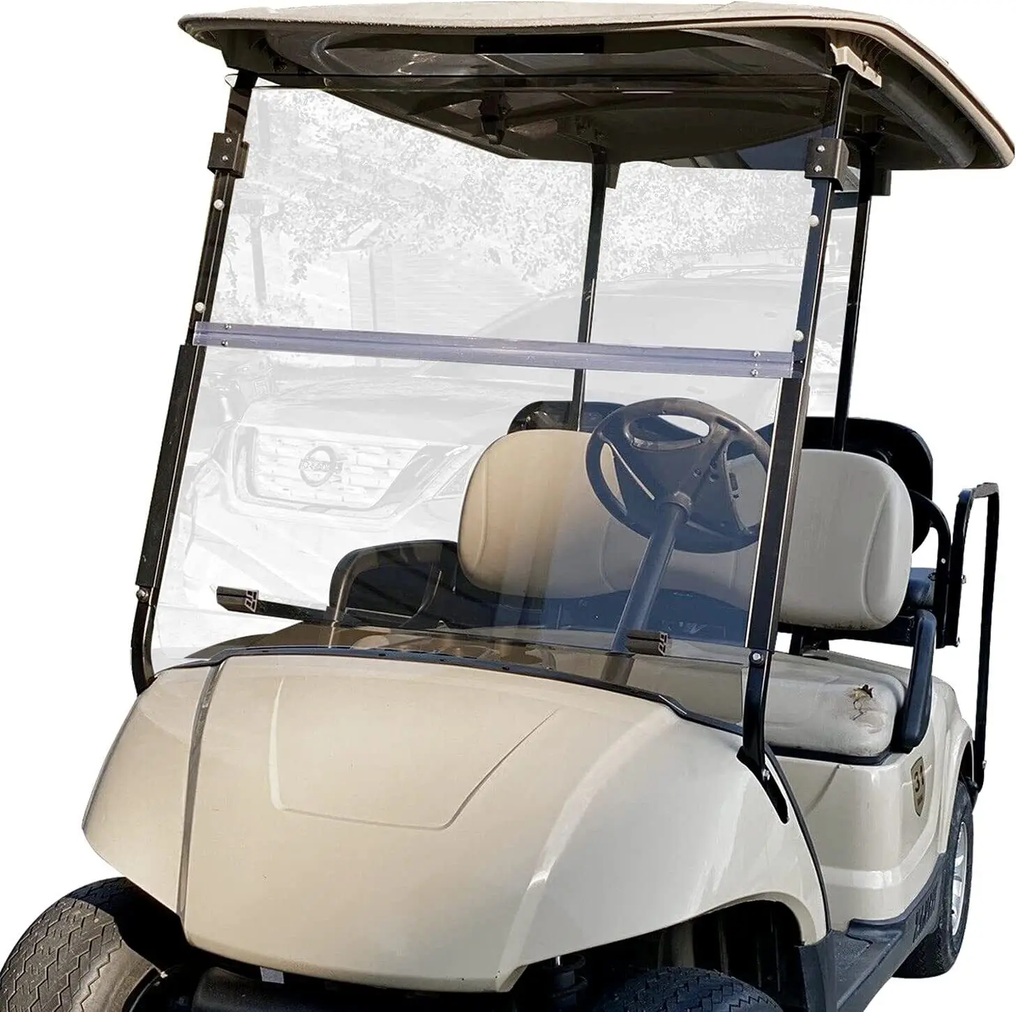 Golf Cart Fold Down Tinted Windshield for Yamaha G29 Drive 2007-2016 Club Car