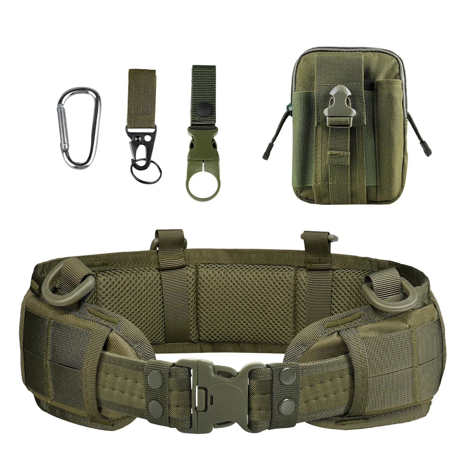 Outdoor Tactical Belt Equipment Multi-Functional Quick Release Tactical Belt Cobra Buckle Adjustable Nylon Belt