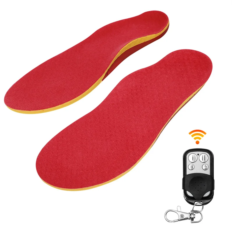 Wholesale Unisex Adjustable USB Rechargeable Electric Shoe Insoles Foot Comfort Warmer Heated Insoles
