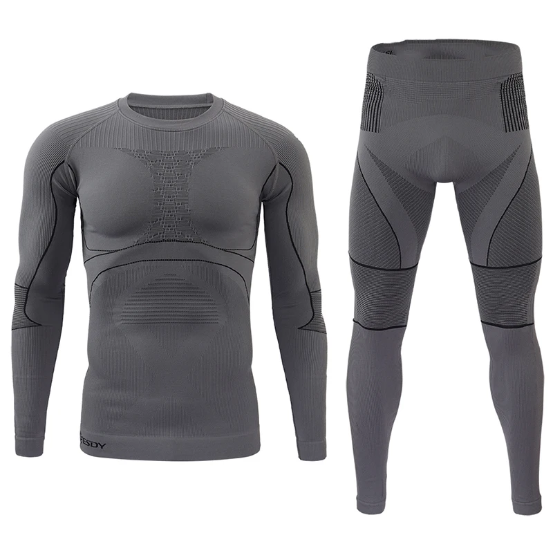 Seamless Thermal Underwear Set Long Sleeve and Pants Best Selling Men's Ultra Soft Thermal Underwear Sets Standard Winter