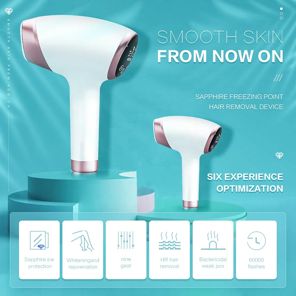 2021 New Hair Remover Handset Painless ipl Hair Removal Device Home Use Portable hair removal Laser