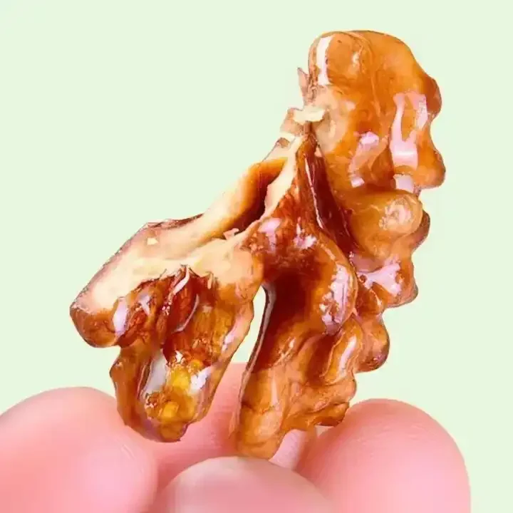 Casual canned snack sweet amber syrup walnut with Sesame