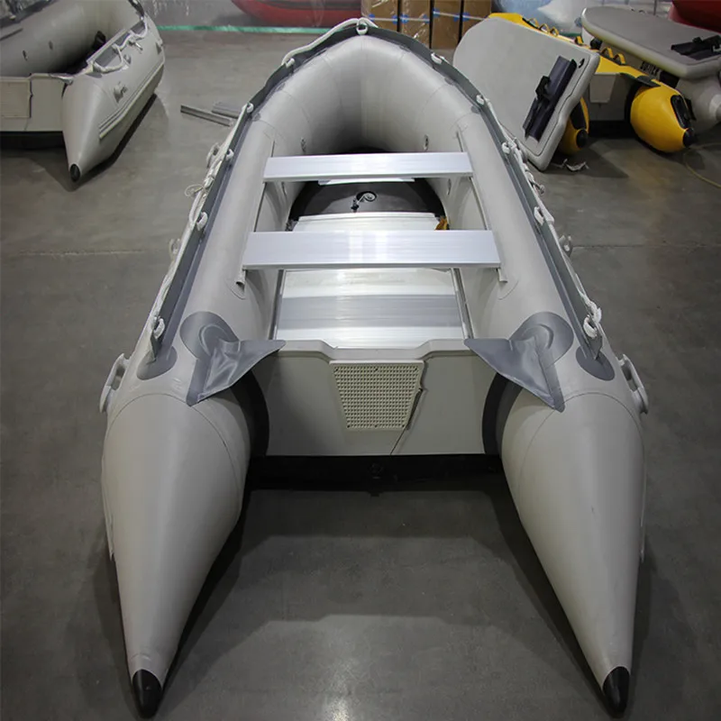 OEM ODM 3.8m rigid inflatable boat strong inflatable tender boat 12ft 13ft 6 people kayak dinghy tender boats for fishing