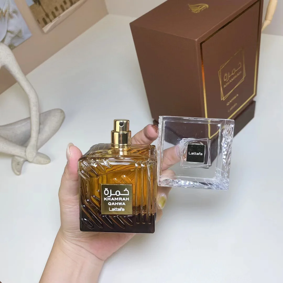 Eau de dдухи KHAMRAH QAHWA 100 мл от Lattafa для мужчин и женщин стойкие дубайские Арабские духи