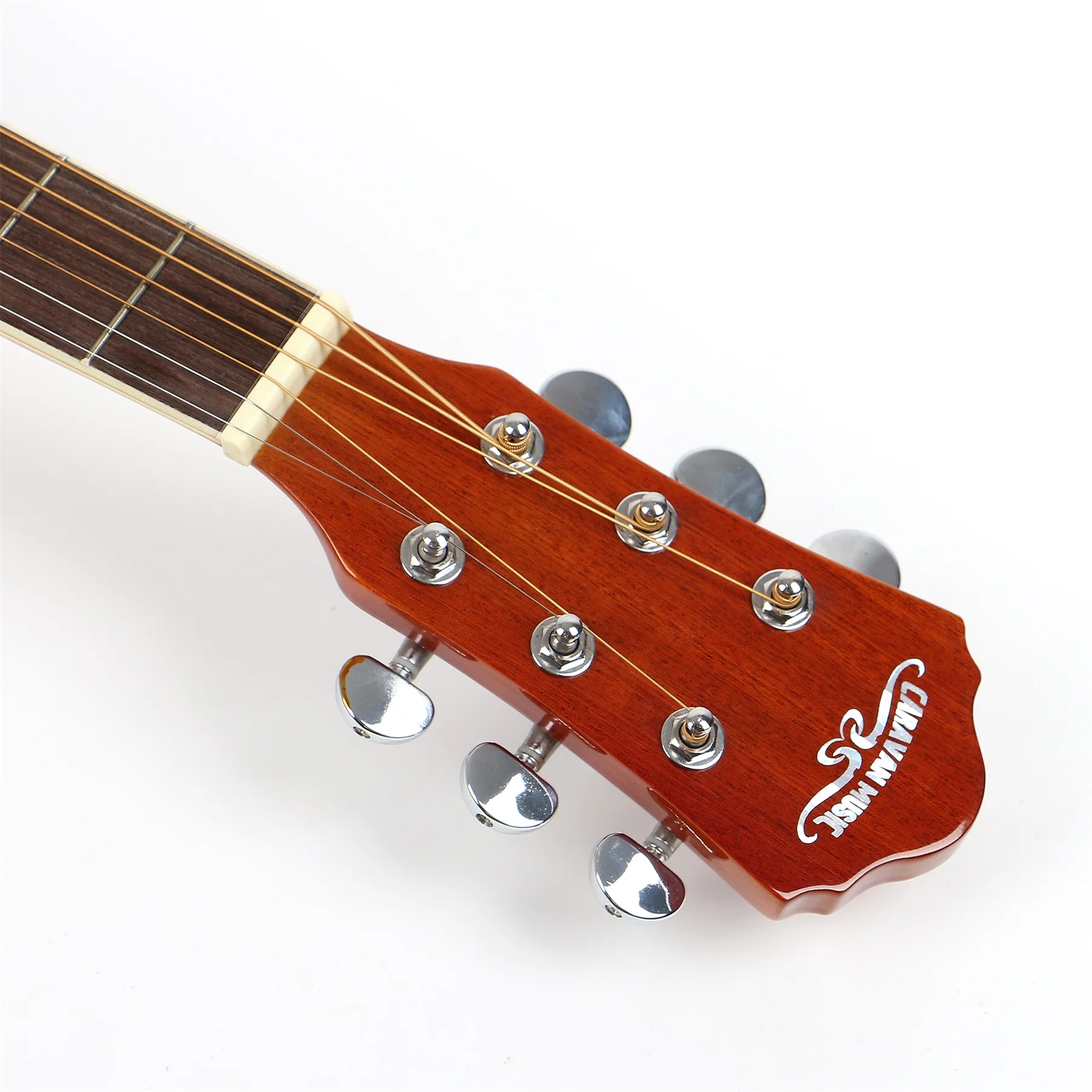 Caravan Music Full Linden Bass Wood High Glossy 40 inch Wholesale Acoustic Guitar OEM