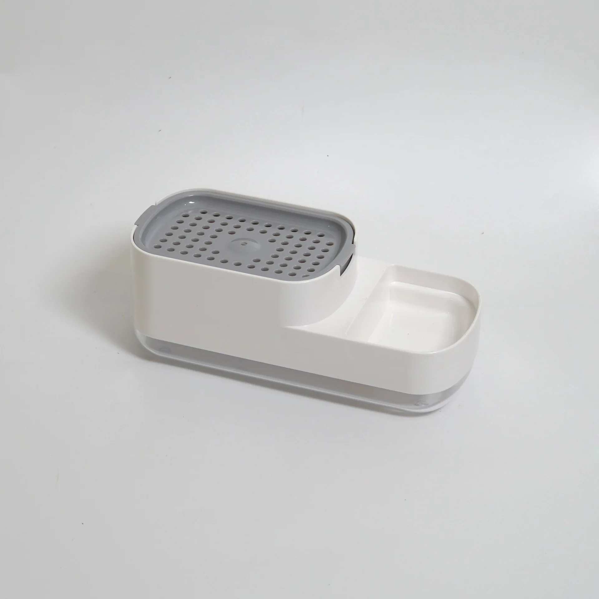 2-in-1 Household Soap dispenser for kitchen sink dish soap dispenser and sponge holder