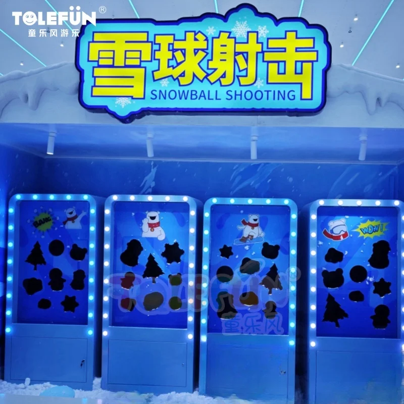 Tolefun 4 шт. забавная и простая Новинка призы в помещении игра интересные игры бросание снежков карнавальные для снежного парка