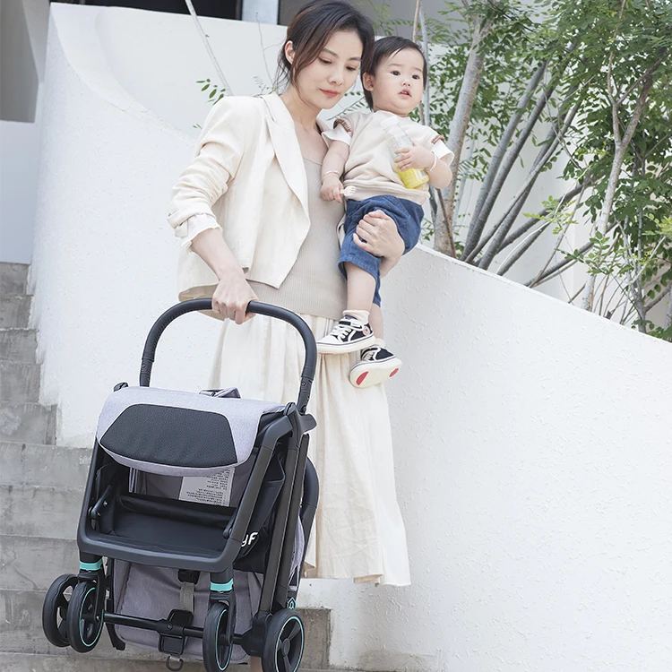 Factory Sale Adjustable Multi-Function Convertible Easy Foldable Portable 360 Rotation Baby Stroller Reversible For Baby Boy