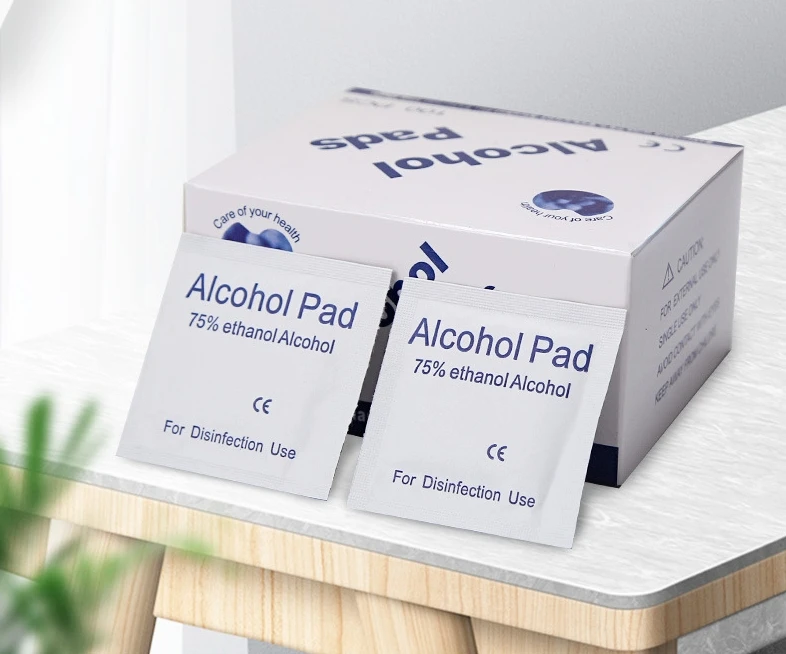 Top Selling Products 2024 Medical Supply Sterile Non-woven Medical Alcohol Swab 70% Isopropyl Wipes Alcohol Prep Pad