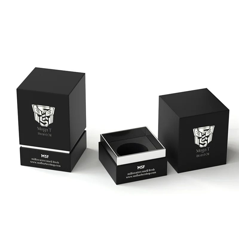 Factory Direct Lid & Base Scented Candle Box Luxury Candle Jar Gift Box Packaging Rigid Paper Candle Packaging Box With Insert